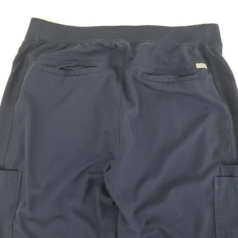 FIGS Axim Cargo Scrub Pant Mens XL Blue Double Pocket T2001 Technical Collection